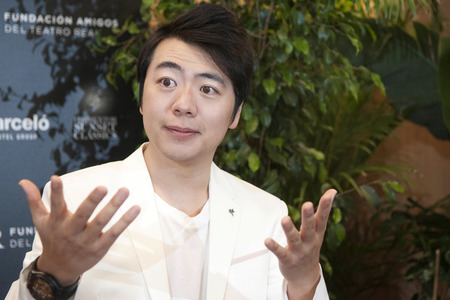 Photocall mit Lang Lang in Madrid