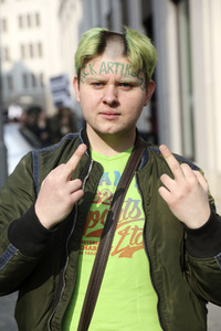 Demonstration gegen Urheberrechtsreform der EU in Berlin