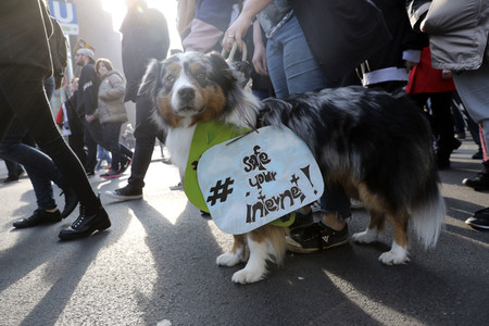 Demonstration gegen Urheberrechtsreform der EU in Berlin