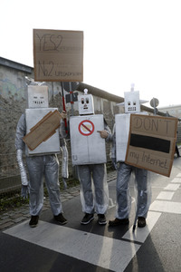 Demonstration gegen Urheberrechtsreform der EU in Berlin