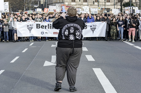 Demonstration gegen Urheberrechtsreform der EU in Berlin