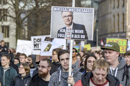 Demonstration gegen Urheberrechtsreform der EU in Berlin