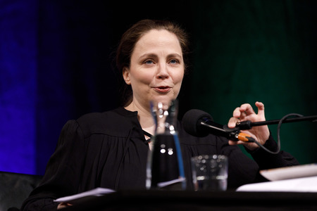 Thea Dorn und Fritzi Haberlandt auf der lit.Cologne 2019 in Köln