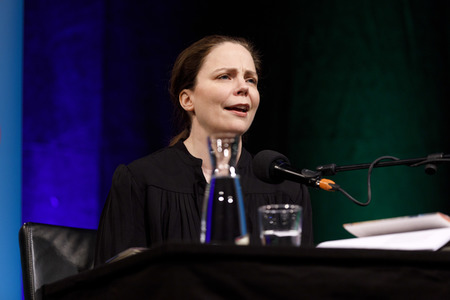Thea Dorn und Fritzi Haberlandt auf der lit.Cologne 2019 in Köln