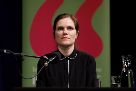 Thea Dorn und Fritzi Haberlandt auf der lit.Cologne 2019 in Köln