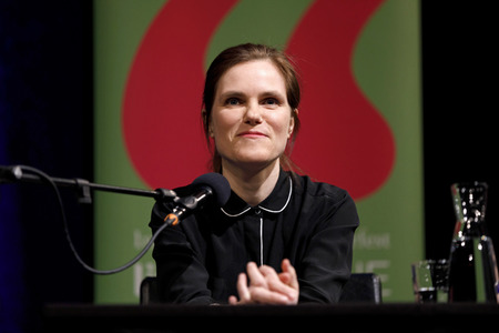 Thea Dorn und Fritzi Haberlandt auf der lit.Cologne 2019 in Köln