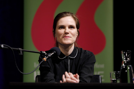 Thea Dorn und Fritzi Haberlandt auf der lit.Cologne 2019 in Köln