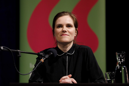 Thea Dorn und Fritzi Haberlandt auf der lit.Cologne 2019 in Köln