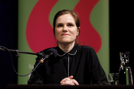 Thea Dorn und Fritzi Haberlandt auf der lit.Cologne 2019 in Köln