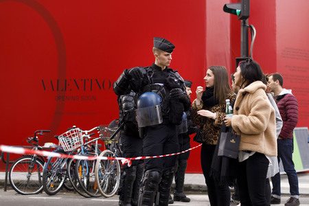 Gelbwesten Protest Paris