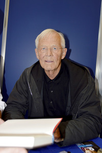 Julian Weigend und Rolf Becker auf der Leipziger Buchmesse 2019