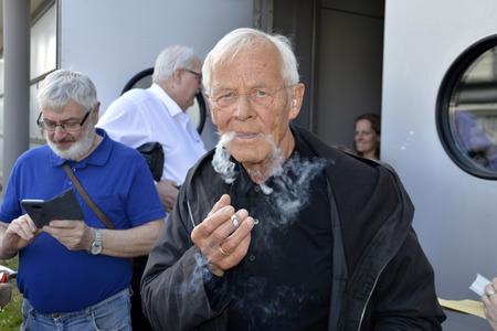 Julian Weigend und Rolf Becker auf der Leipziger Buchmesse 2019