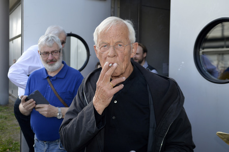 Julian Weigend und Rolf Becker auf der Leipziger Buchmesse 2019