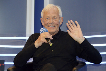 Julian Weigend und Rolf Becker auf der Leipziger Buchmesse 2019