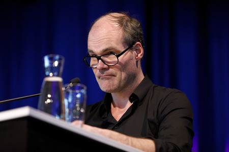 Angela Winkler, Michael Lentz und Yorck Dippe auf der lit.Cologne 2019 in Köln