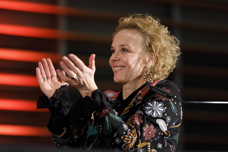 Preti Taneja und Katja Riemann auf der lit.Cologne 2019 in Köln