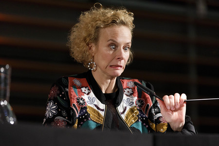 Preti Taneja und Katja Riemann auf der lit.Cologne 2019 in Köln