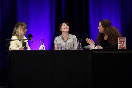Kristen Roupenian und Mieze Katz auf der lit.cologne 2019 in Köln