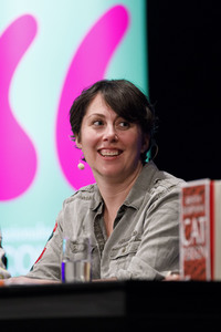 Kristen Roupenian und Mieze Katz auf der lit.cologne 2019 in Köln