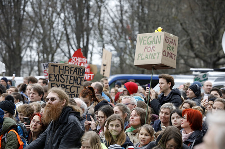Schülerdemonstration 'Fridays for Future' in Berlin