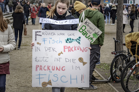 Schülerdemonstration 'Fridays for Future' in Berlin