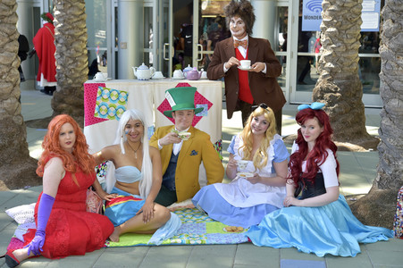 Cosplayer auf der WonderCon 2019 in Anaheim
