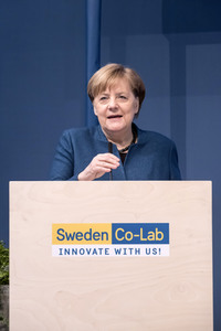 Eröffnungsrundgang der Kanzlerin auf der Hannover Messe 2019