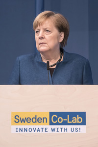 Eröffnungsrundgang der Kanzlerin auf der Hannover Messe 2019