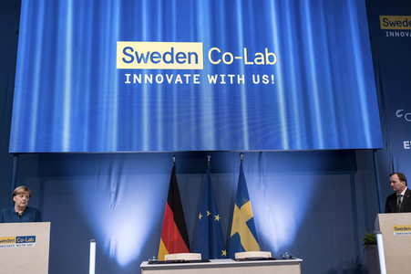 Eröffnungsrundgang der Kanzlerin auf der Hannover Messe 2019