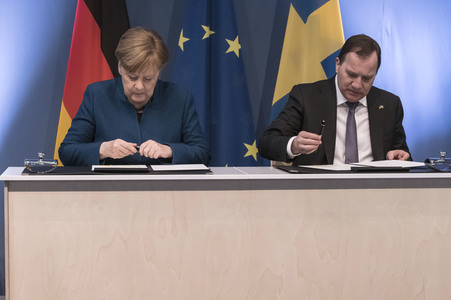 Eröffnungsrundgang der Kanzlerin auf der Hannover Messe 2019