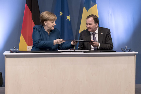 Eröffnungsrundgang der Kanzlerin auf der Hannover Messe 2019