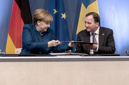 Eröffnungsrundgang der Kanzlerin auf der Hannover Messe 2019