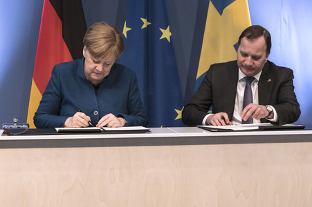 Eröffnungsrundgang der Kanzlerin auf der Hannover Messe 2019