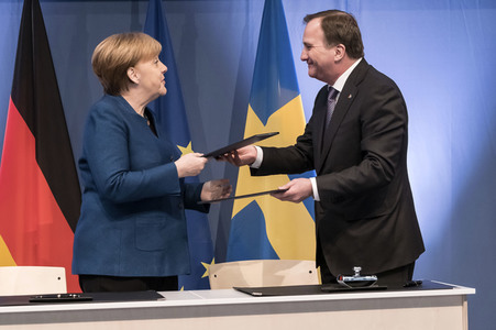 Eröffnungsrundgang der Kanzlerin auf der Hannover Messe 2019