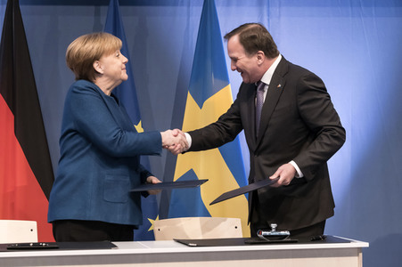 Eröffnungsrundgang der Kanzlerin auf der Hannover Messe 2019