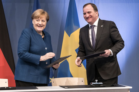 Eröffnungsrundgang der Kanzlerin auf der Hannover Messe 2019