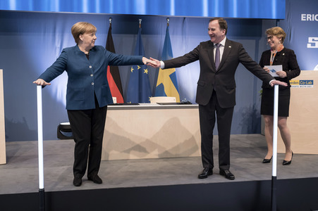 Eröffnungsrundgang der Kanzlerin auf der Hannover Messe 2019