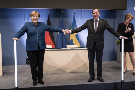 Eröffnungsrundgang der Kanzlerin auf der Hannover Messe 2019