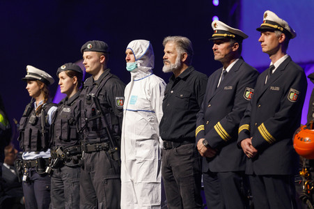 Vereidigung von Kommissaranwärtern in Köln