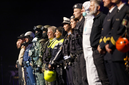 Vereidigung von Kommissaranwärtern in Köln