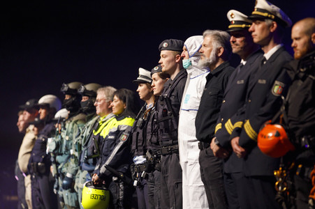 Vereidigung von Kommissaranwärtern in Köln