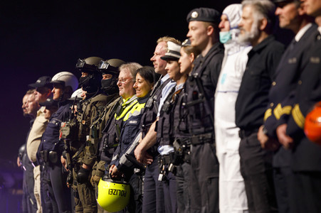 Vereidigung von Kommissaranwärtern in Köln