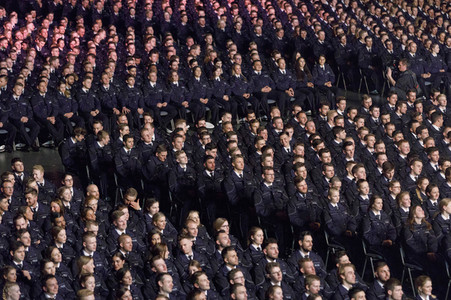 Vereidigung von Kommissaranwärtern in Köln