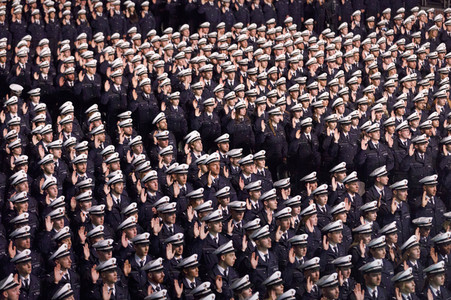 Vereidigung von Kommissaranwärtern in Köln