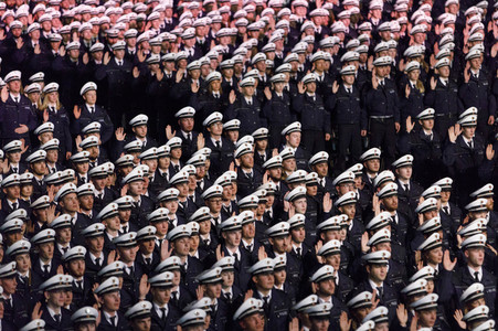 Vereidigung von Kommissaranwärtern in Köln