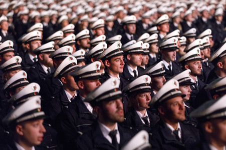 Vereidigung von Kommissaranwärtern in Köln