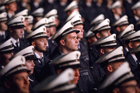 Vereidigung von Kommissaranwärtern in Köln