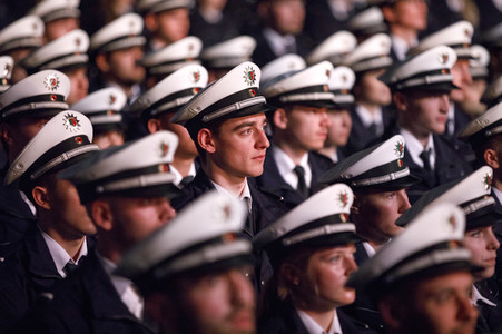 Vereidigung von Kommissaranwärtern in Köln