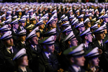 Vereidigung von Kommissaranwärtern in Köln