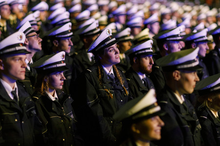 Vereidigung von Kommissaranwärtern in Köln